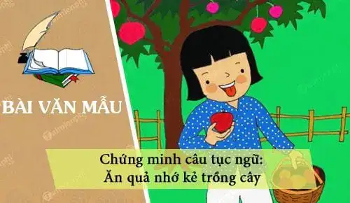 chứng minh câu nói ăn quả nhớ kẻ trồng cây chứng minh câu nói ăn quả nhớ kẻ trồng cây