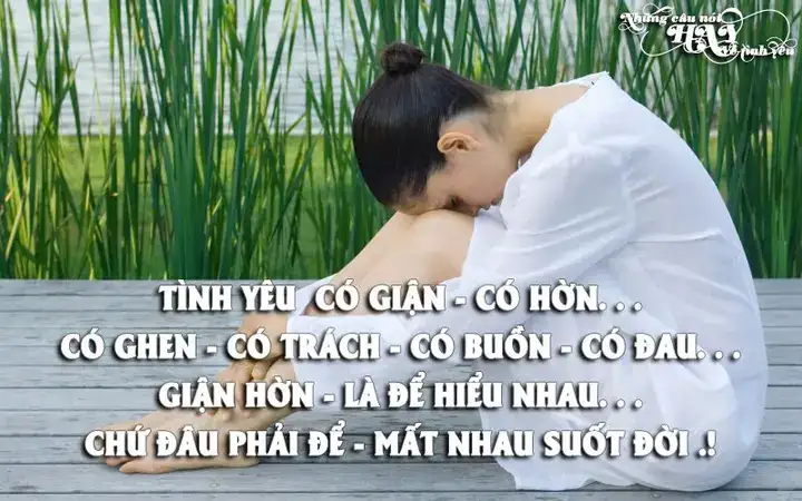 những câu nói giận hờn dễ thương