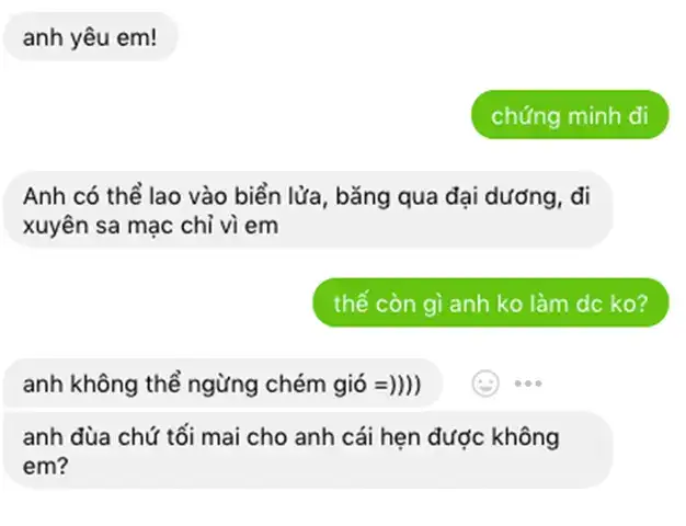 những câu nói hay khi nhắn tin với người yêu