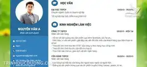 những câu nói hay trong cv xin việc