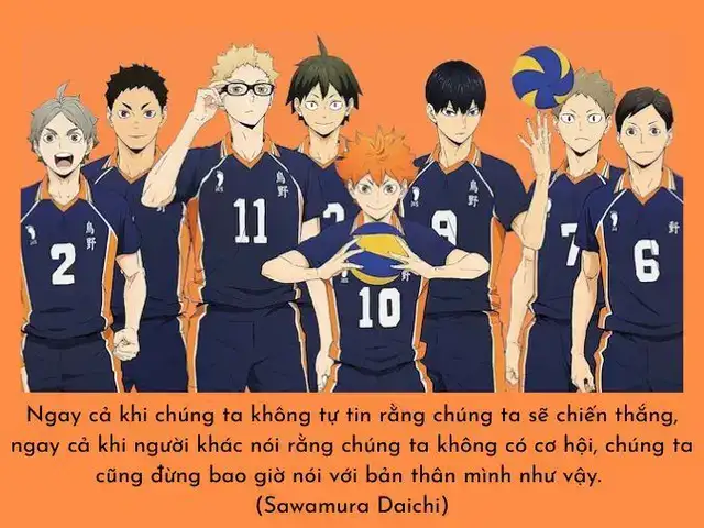 những câu nói hay trong haikyuu những câu nói hay trong haikyuu