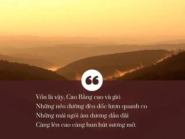 câu nói hay về cao bằng câu nói hay về cao bằng
