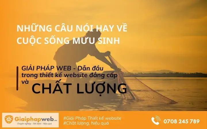 những câu nói hay về cuộc sống mưu sinh