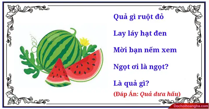 câu nói hay về dưa hấu