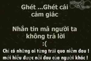 những câu nói hay về nhắn tin không trả lời