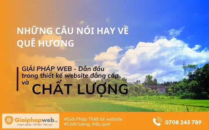 những câu nói hay về thôn quê những câu nói hay về thôn quê