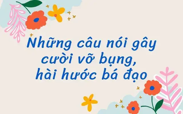những câu nói hài hước bá đạo những câu nói hài hước bá đạo