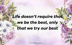 câu nói tiếng anh hay về sự nỗ lực