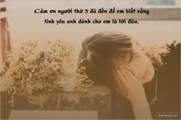 câu nói hay về kẻ thứ 3